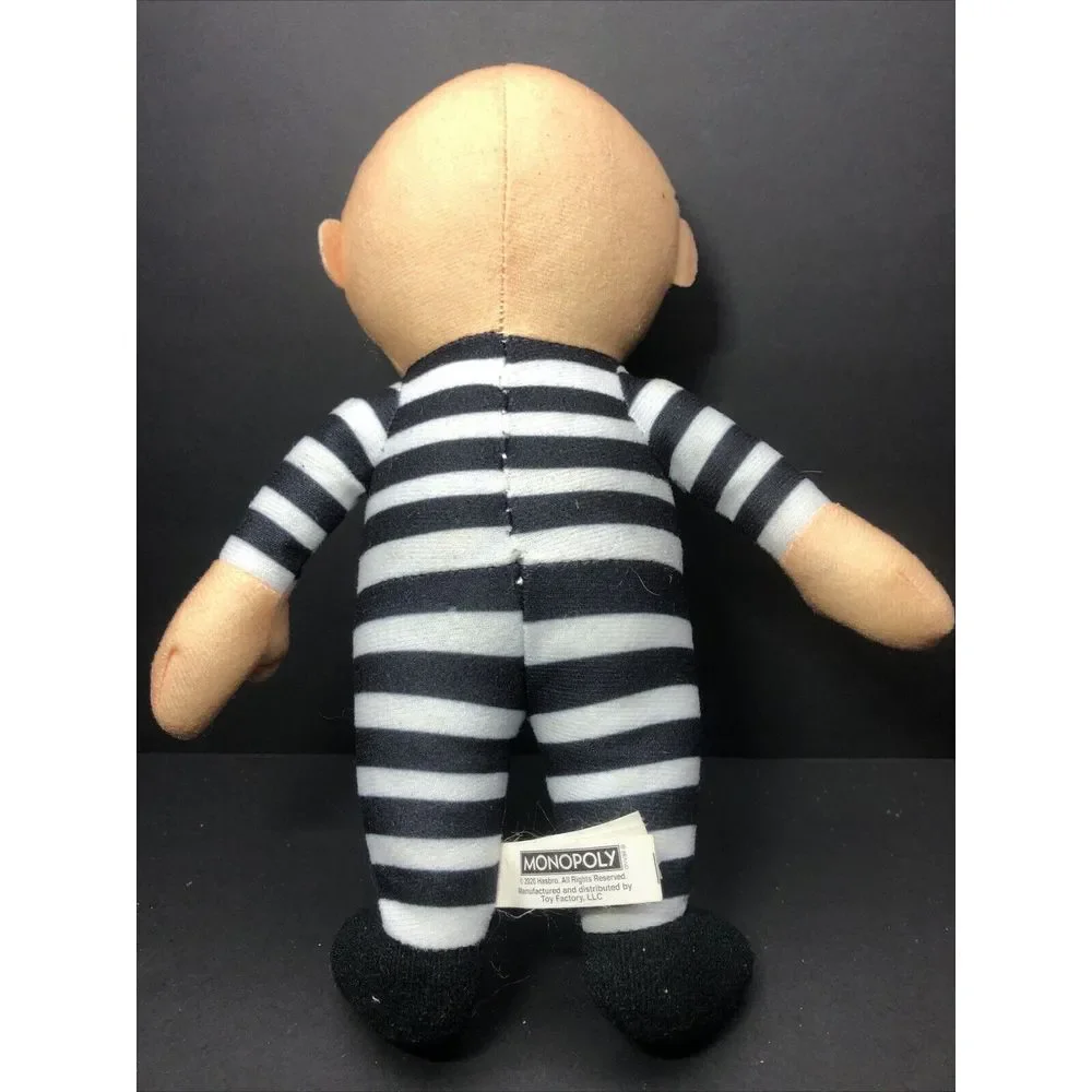 Mr. Monopoly Man Official Plush Hasbro Gaming‎ Get Out Of Jail Free Toy / 10